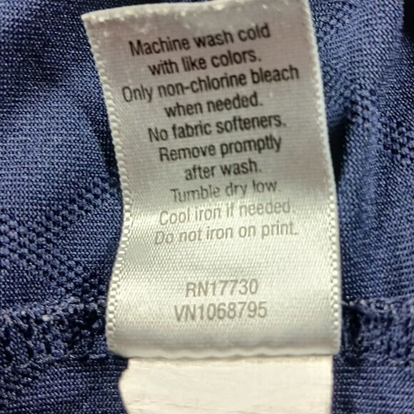 Champion Duo Dry Men's Large Golf Shirt/ Polo Shirt 3 Button. Blue.............. - Picture 8 of 11